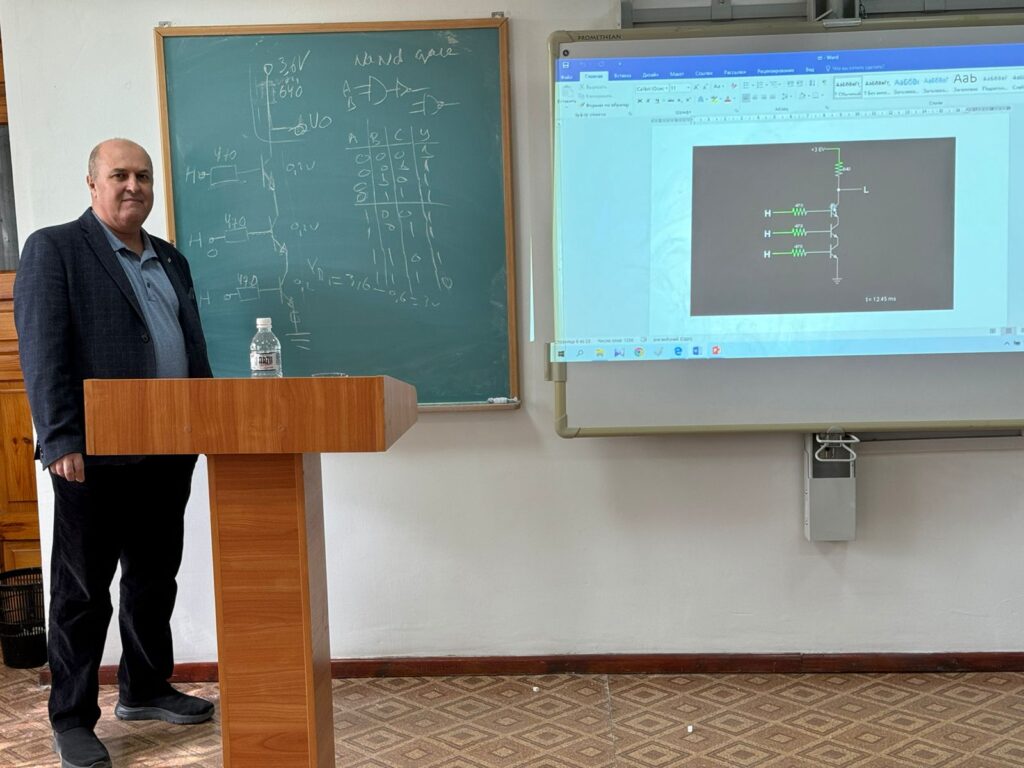 ХАЛЫҚАРАЛЫҚ  ЫНТЫМАҚТАСТЫҚТЫ ЖҮЗЕГЕ АСЫРУ МАҚСАТЫНДА ҚАРАҒАНДЫ ИНДУСТРИЯЛЫҚ УНИВЕРСИТЕТІНДЕ ИОРДАНИЯЛЫҚ ПРОФЕССОР ДӘРІС ОҚИДЫ